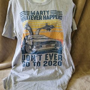 Marty whatever happens crewneck tshirt